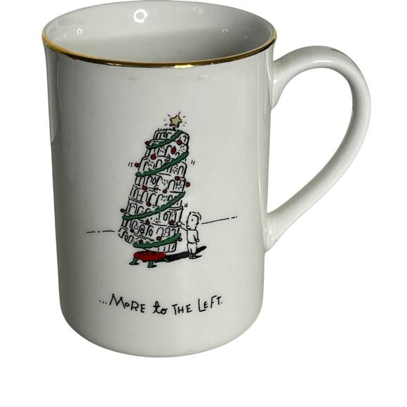 Merry Masterpieces Vintage Lot Of 4 Mugs Fine Porcelain Coffee Tea Holiday Humor - Picture 4 of 16